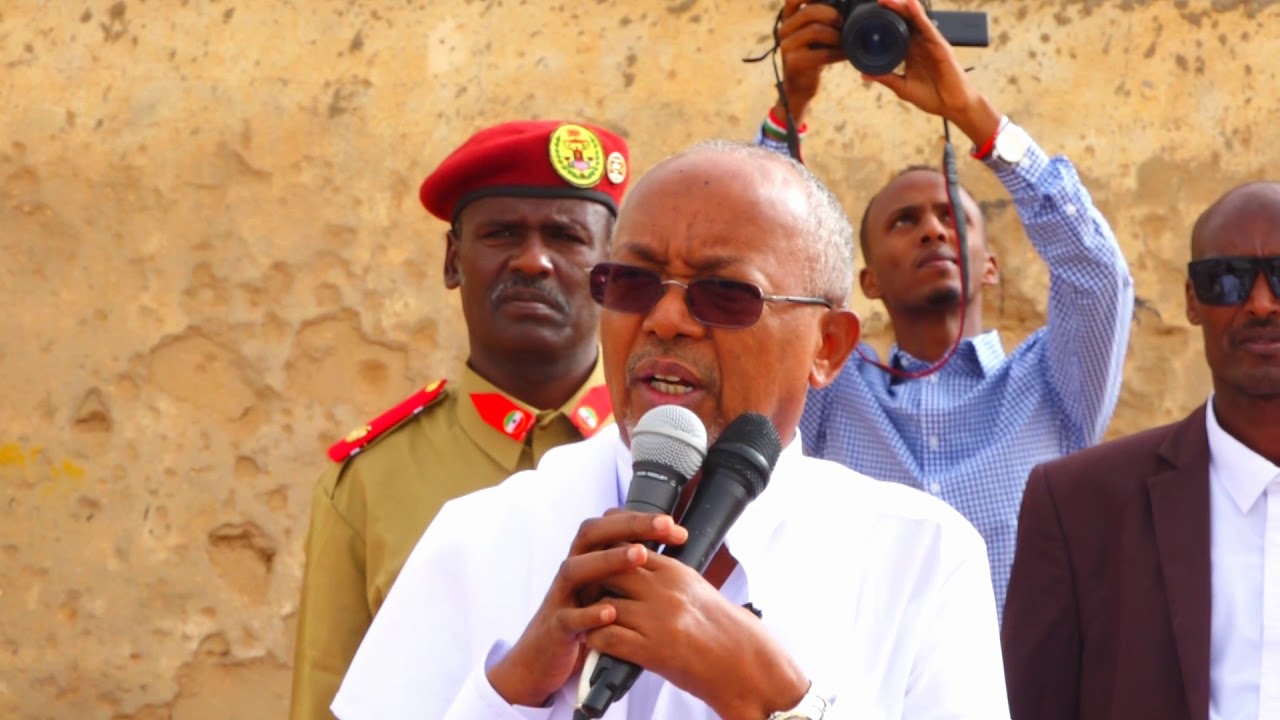 Daawo Madaxweyne kuxigeenka Somaliland oo shacbiga Caasimada la ciiday baaq iyo fariimo adagna ka diray colaada gudaha iyo ta dibedaba