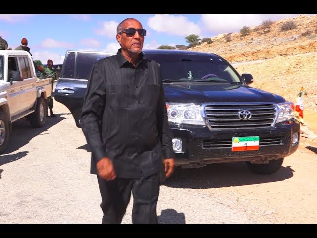 Daawo madaxweynaha somaliland Oo Soo Kormeeray Dhinaca Bari Ee Wadada Ceerigaabo ay hadda ka socoto