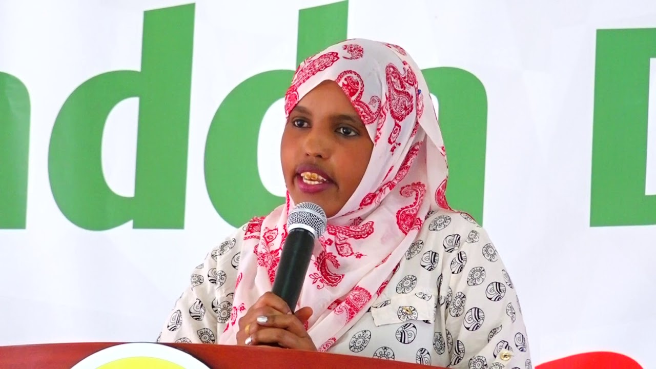 Daawo Hodan Jirde Maax oo ku hadashay afka dhalinyarada Barniimijka Shaqo Qaran