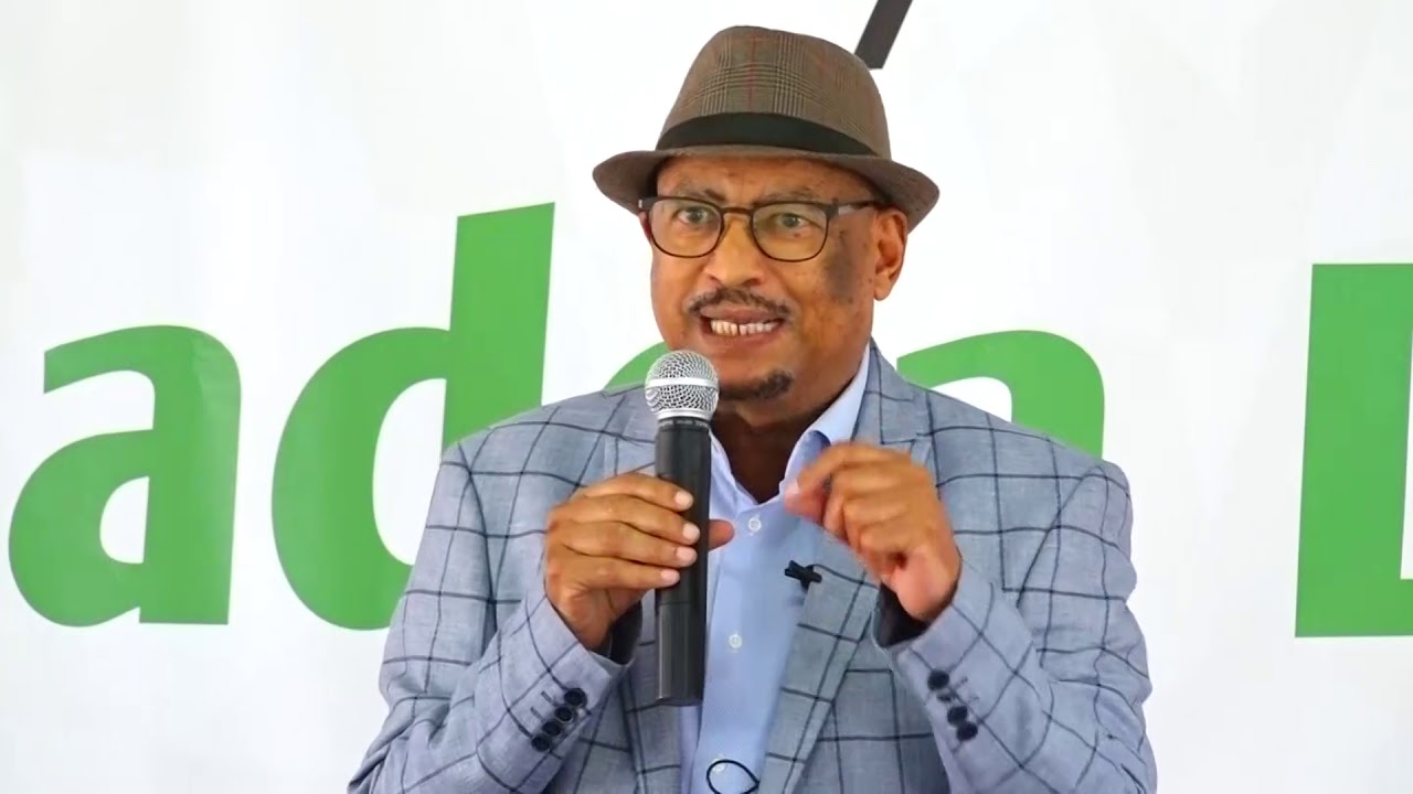Daawo Gudoomiyaha Xisbiga UCID Faysal Cali Waraabe oo cadeeyey in ay si buuxda u barbar tragan yihiin Barnaamika shaqo Qaran