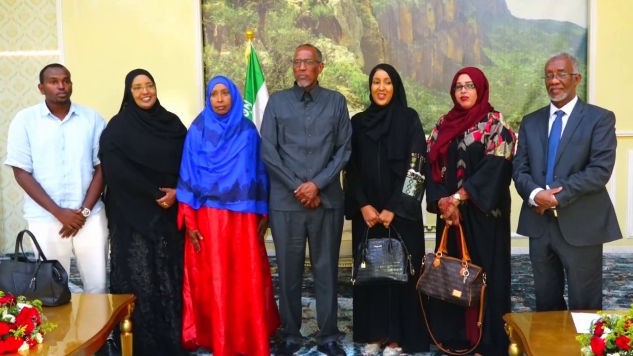 Daawo Madaxweyne Somaliland oo Kulamo La Qaatay Wufuudii Kala Duwanaa ee Dalalka Dibadda Uga Yimid Ka Qaybgalay Munaasibaddii 18-ka May