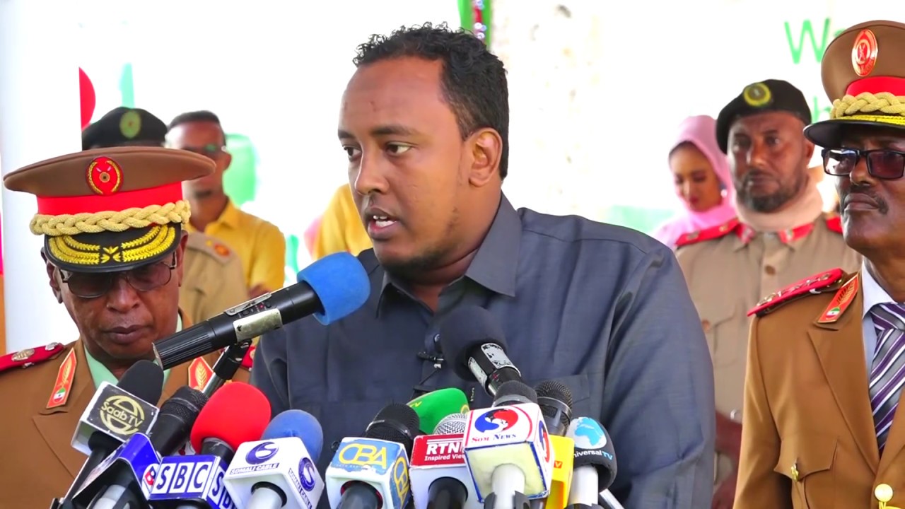 Khudbadii Wasiirka Gashaandhiga Somaliland ee Sanad Guurada Ciidanka Qaranka