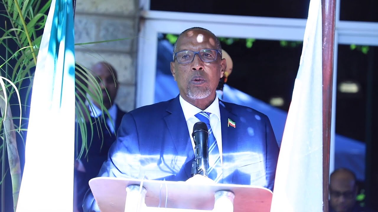 Khudbadda Madaxweynaha Jamhuuriyadda Somaliland Uu ka jeediyey Safaaradda Somaliland ay ku leedahay Dalka Kenya