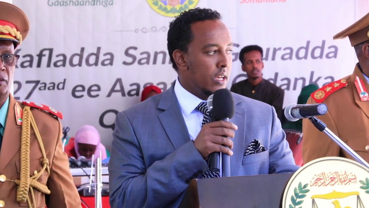 Wasiirka Gashaandhiga oo ka hadlay Xuska Sannad-Guurada 27aad Ee Aas-Aaska Ciidanka Qaranka