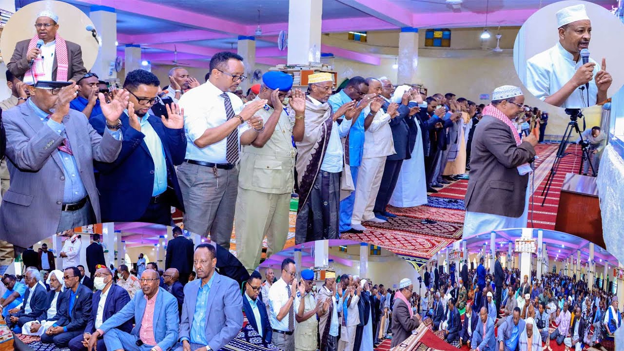 Madaxweynaha Jamhuuriyadda Somaliland Oo Shacabka Kala Qayb-galay Tukashada Salaad Roob Doon Ah Oo Dalka Maanta Looga Dareeray