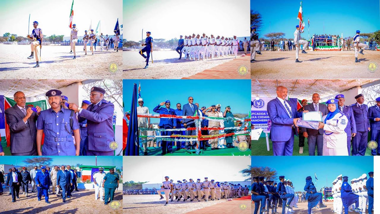 Madaxweynaha Jamhuuriyadda Somaliland Oo Derejooyin Ku Taxay 253-Sarkaal Oo Ka Qalinjebiyey Dugsiga Mandheera