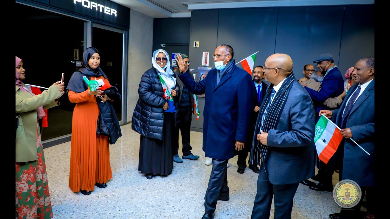 Madaxweyaha Jamhuuriyadda Somaliland Oo Lagu Soo Dhaweeyey Madaarka Diyaaradaha ee Addis-Ababa