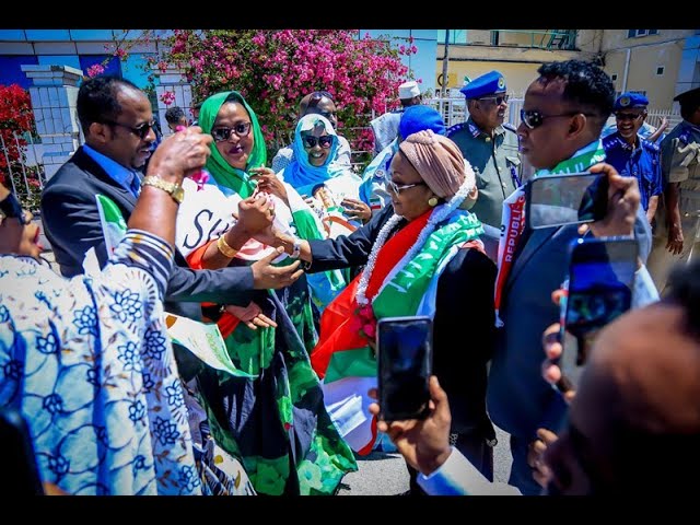 Muqaalka Guud ee Soo dhaweyntii Dr Edna Aadan iyo kalmaddii ay ka tidhi Qasriga Madaxtooyadda JSL