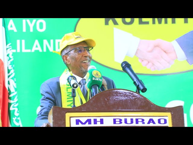 Madaxweynaha Somaliland oo Baneeyey Xilkii Gudoomiyaha Xisbiga Kulmiye Khudbadna u jeedieyey Golaha Dhexe