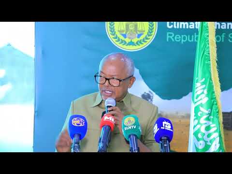 Madaxweyne Ku xigeenka Jamhuuriyadda Somaliland, OO ka qayb-galay Shirwaynaha Isbedelka Cimiladda Somaliland oo ka dhacay Caasimadda Somaliland ee Hargeysa.