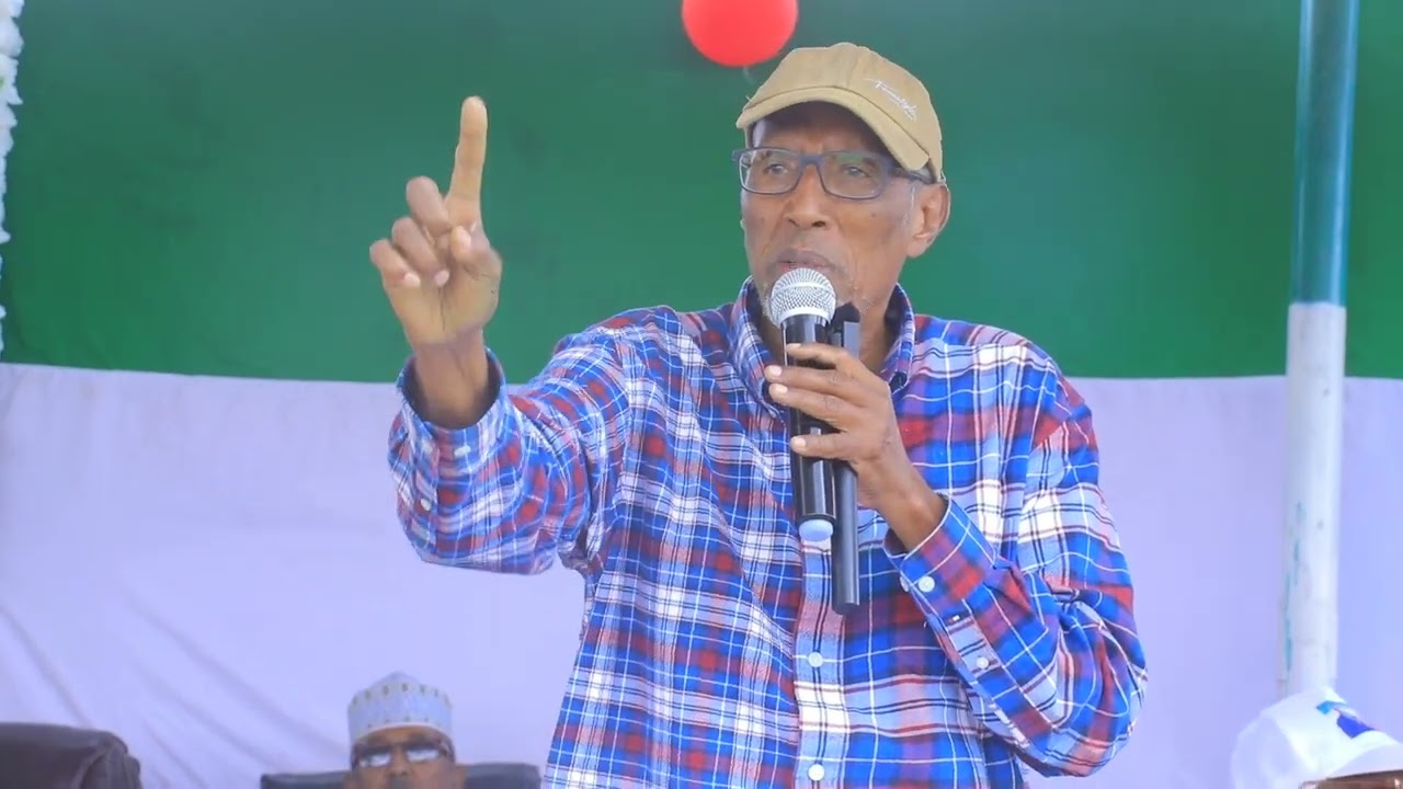 Khudbadda Madaxweynaha Jamhuuriyadda Somaliland uu u jeediyey Shacbiga Degmada Gar-adag