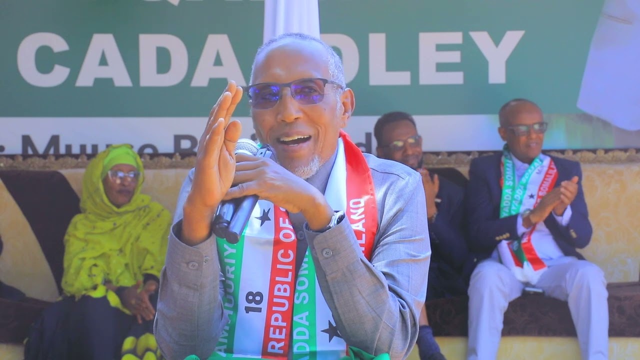 “Marka Doorashada Ooda laga soo qaado Cadaadlay iyo inta Joogta Weerar weyn ayaan ku soo qaadayaa…. Xisbiyada aanu Tartamayno Cadaadkay Waan ugu imanayaa waanan kula tartamayaa ….”Madaxweynaha Qarnaka Somaliland