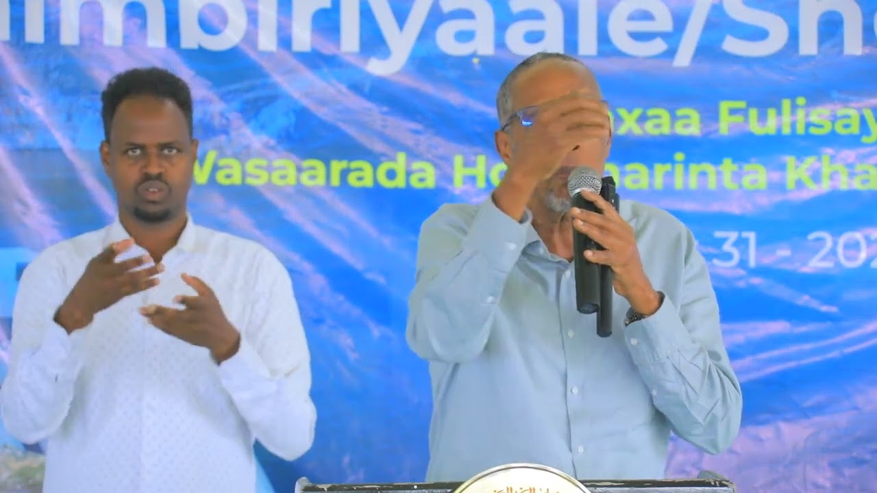 “Nin Nasiib leh ayey Abti iyo Habaryar u noqdan Ciidagale” Madaxweynaha Qaranka Somaliland Muuse Biixi