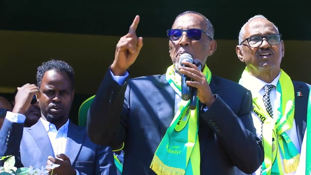 Khudbadda Madaxweynaha Jamhuuriyadda Somaliland ee Fagaaraha Boorama iyo Dardaarankii Doorashada