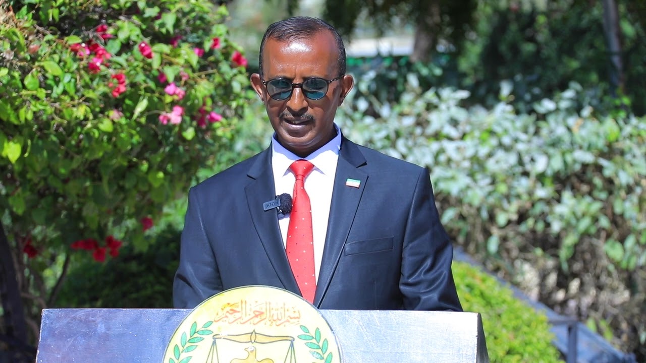 Afhayeenka Madaxweynaha JSL oo la hadlay Warbaahinta ka dib Kulan Madaxweynuhu la qaatay Xisbiyada Qaranka