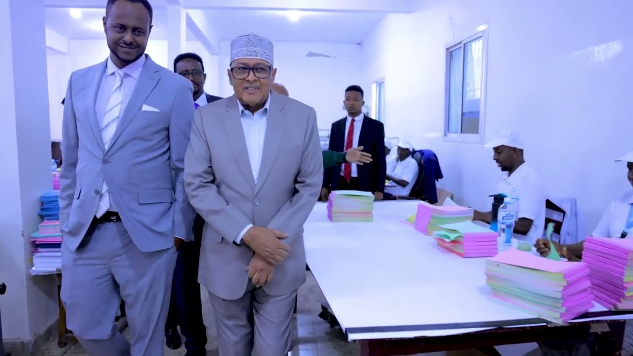 Daawo:  Madaxweynaha JSL oo kormeer ku tagay Xarunta Wakaaladda Madbacadda Qaranka
